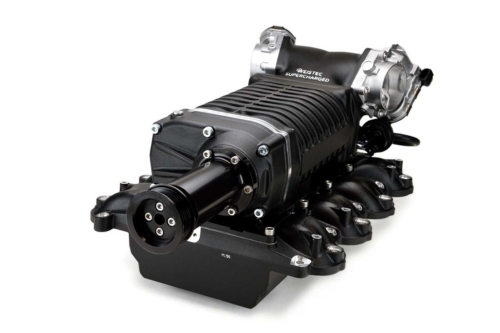 Weistec supercharger on a Mercedes-AMG M156 engine