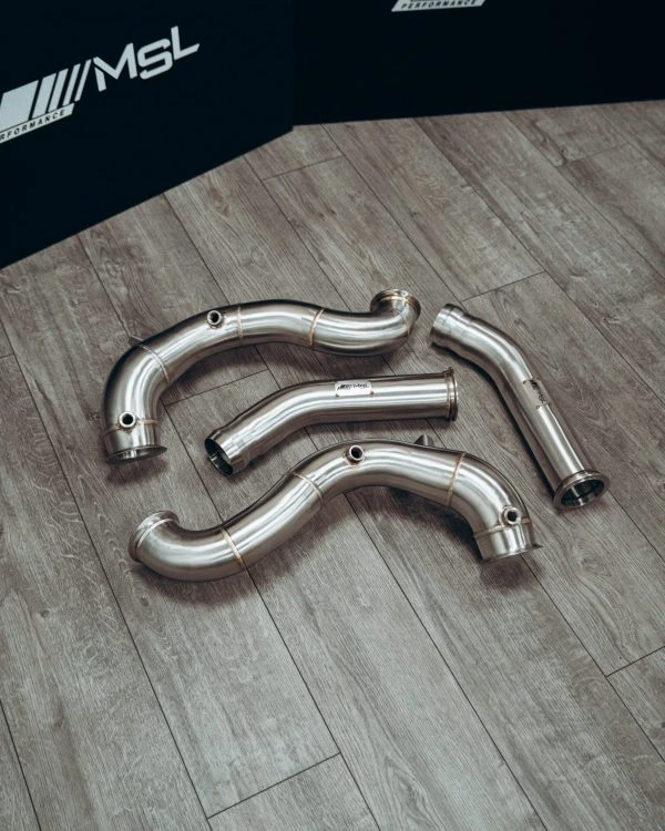 MSL Performance 3.5" Decat Downpipes for C63 & C63S AMG W205