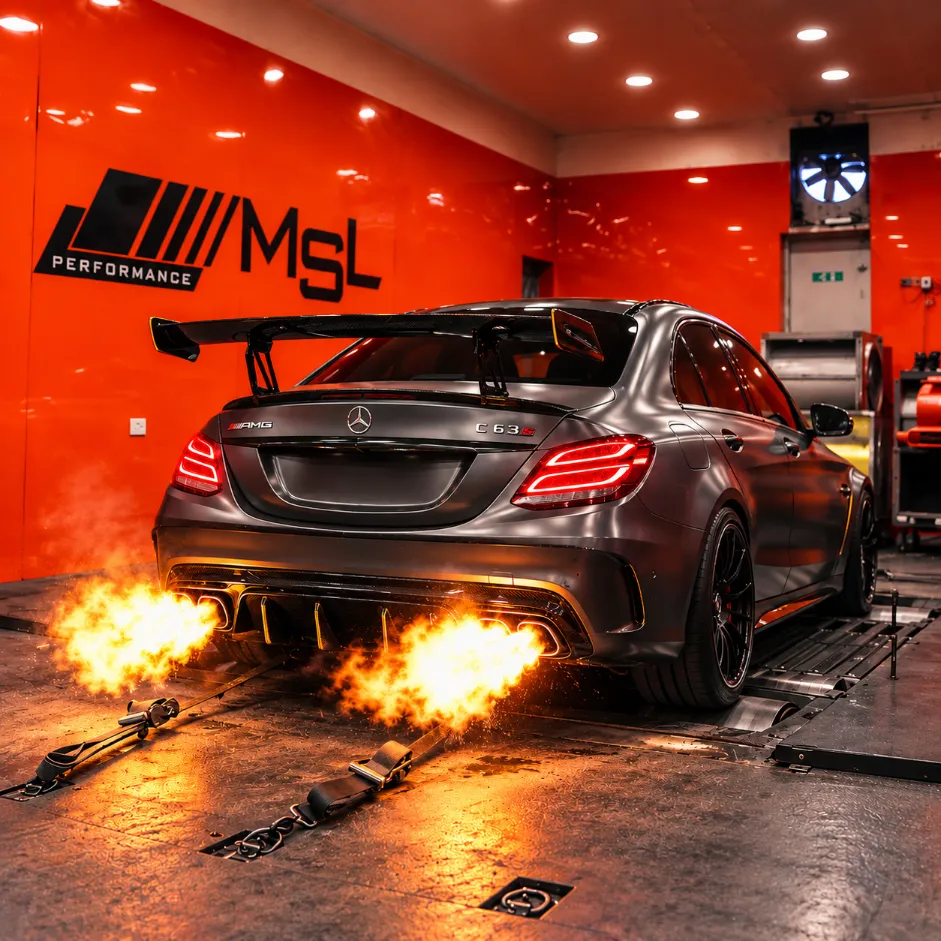 Mercedes-AMG C63 on the MSL Performance dyno